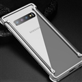 Ultrathin Cases Metal Cover Bumper Frame Protective Shell for Samsung Galaxy S10 Plus S10+ - Silver